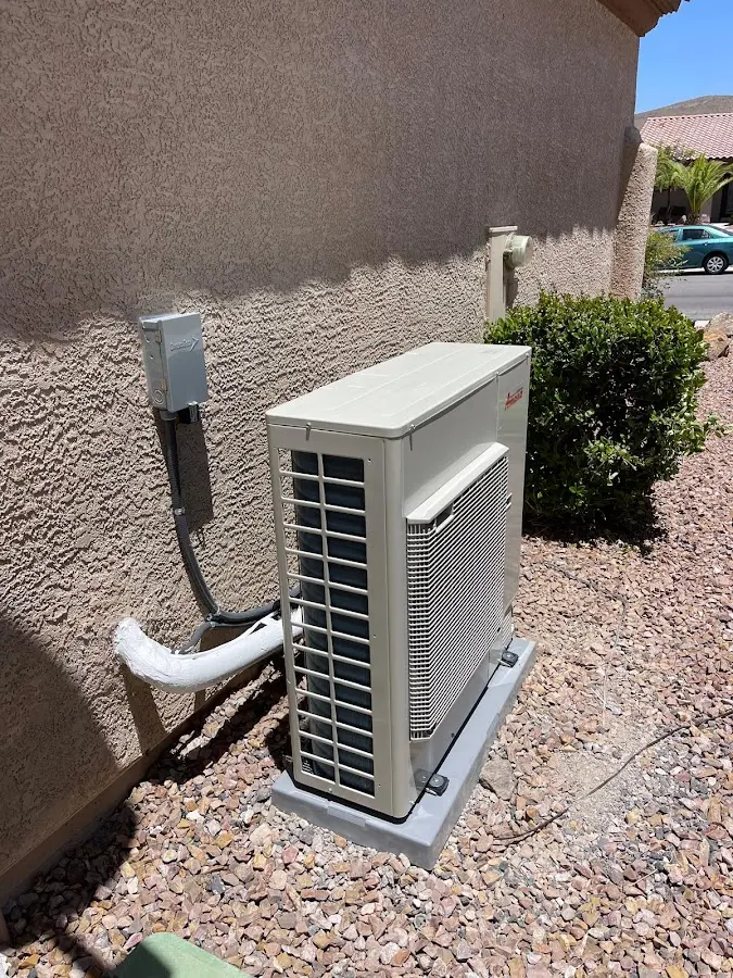 Residential air conditioning condenser unit in Pleasant Garden